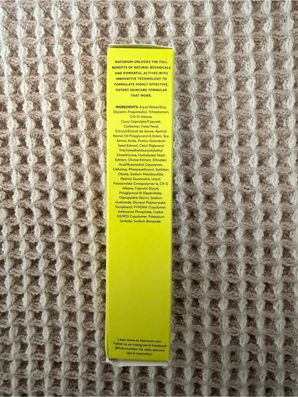 NIB Naturium Retinaldehyde Cream Serum 0.15% â 1.7 oz / 50 mL - Picture 4 of 5